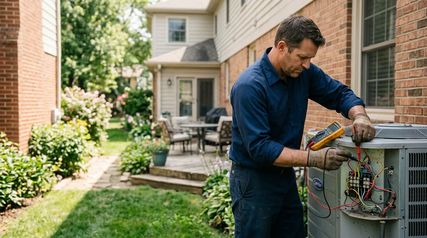 HVAC technician working near West Camp, NY